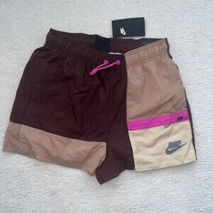 Women’s Nike Sportswear Icon Clash Shorts SMALL Colorblock Loose *NWT*